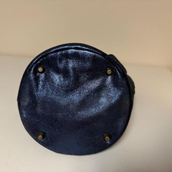 Disney Nightmare Christmas Shoulder Bag Women Blue Shimmer Hat Jack Skellington - Picture 7 of 10